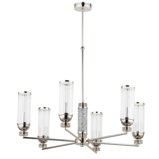 priehladne sklenene tienidlo leskly nikel chrom luxusny elegantny artdeco velky luster priehladne ryhovane sklenene tienidlo lampa mramorovy detail.jpg